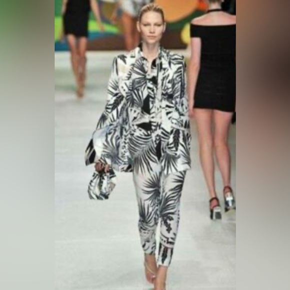 Norma Kamali Monochrome SET PANTS/jacket - Picture 1 of 8